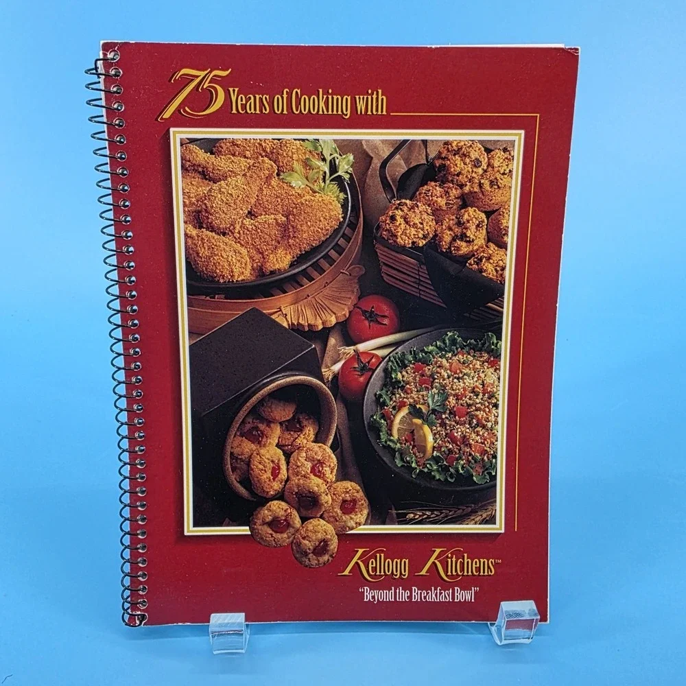 75 Years of‎ Cooking with Kellogg Kitchens 1998 Spiral-Bound Cookbook